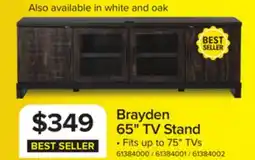 Leon's Brayden 65 TV Stand offer