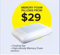 Leon's Cool Gel Standard Memory Foam Pillow offer