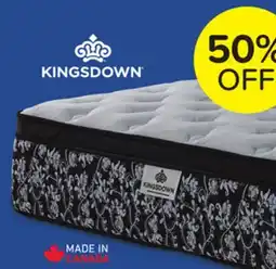 Leon's Kingsdown Regalia Queen Euro Top Firm Mattress offer