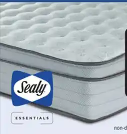 Leon's Sealy Essentials Remy II Firm Eurotop Queen Mattress offer