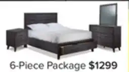 Leon's Miller 6-Piece Queen Storage Bedroom Package - Grey offer