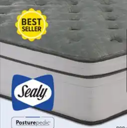 Leon's Sealy Posturepedic Correct Comfort 4 Firm Eurotop Queen Mattress offer