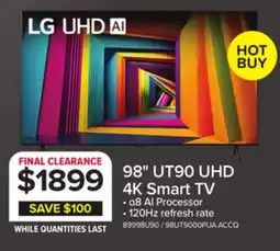 Leon's LG 98 UT9000 4K Smart TV - 98UT9000PUA.ACCQ offer