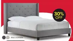 Leon's Audrey 3-Piece Queen Bed - Grey offer