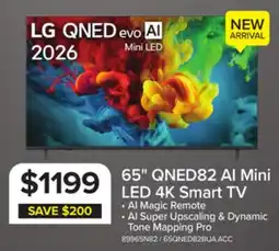 Leon's LG 65 QNED evo AI QNED82 Mini LED 4K webOS TV - 65QNED82BUA.ACC offer