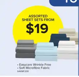 Leon's Cotton House Microfibre Twin Sheet Set - Assorted Colours offer
