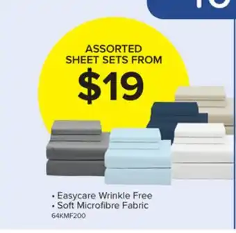 Leon's Cotton House Microfibre Twin Sheet Set - Assorted Colours offer