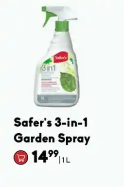 Sheridan Nurseries Safer's 3-in-1 Garden Spray offer