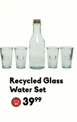Sheridan Nurseries Recycled Glass Water Set offer