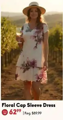 Sheridan Nurseries Floral Cap Sleeve Dress offer