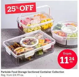 Kitchen Stuff Plus Parkside Food Storage Sectioned Container Collection offer