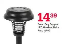Kitchen Stuff Plus Solar Bug Zapper LED Garden Stake offer