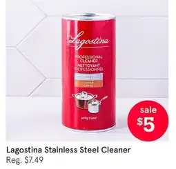 Kitchen Stuff Plus Lagostina Stainless Steel Cleaner offer