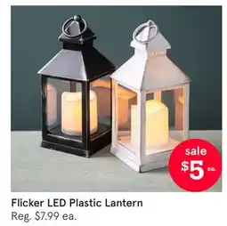 Kitchen Stuff Plus Flicker LED Plastic Lantern offer