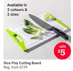 Kitchen Stuff Plus Dice Poly Cutting Board offer
