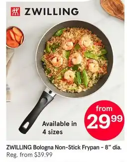 Kitchen Stuff Plus ZWILLING Bologna Non-Stick Frypan offer