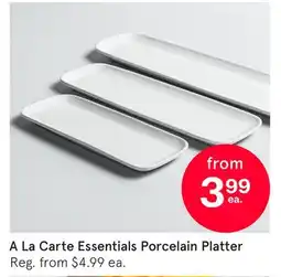 Kitchen Stuff Plus A La Carte Essentials Porcelain Platter offer