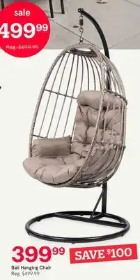 Kitchen Stuff Plus Bali Hanging Chair offer