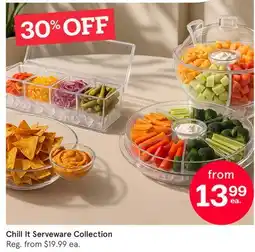 Kitchen Stuff Plus Chill It Serveware Collection offer