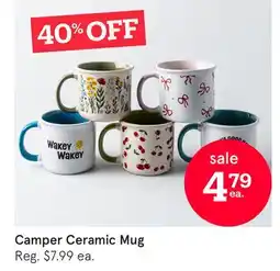 Kitchen Stuff Plus Camper Ceramic Mug offer