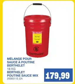 Wholesale Club MÉLANGE POUR SAUCE À POUTINE BERTHELET offer
