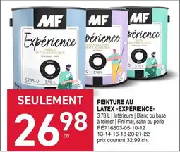 Matério PEINTURE AU LATEX EXPÉRIENCE MF offer