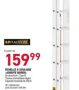 Matério ÉCHELLE À COULISSE JOBSITE SERIES 16' METALTECH offer