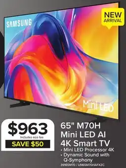 Leon's Samsung 65 Mini LED M70H 4K Vision AI Smart TV - UN65M70HAFXZC offer