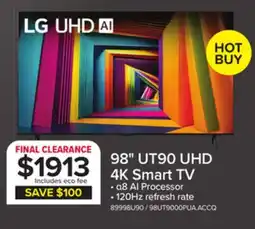 Leon's LG 98 UT9000 4K Smart TV - 98UT9000PUA.ACCQ offer