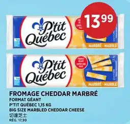 Kim Phat P'TIT QUÉBEC BIG SIZE MARBLED CHEDDAR CHEESE offer