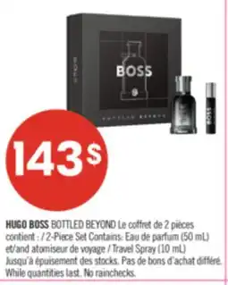 Pharmaprix HUGO BOSS BOTTLED BEYOND 2-Piece Set Contains: parfum (50 mL) and Travel Spray (10 mL) offer