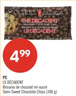 Pharmaprix PC Semi-Sweet Chocolate Chips offer