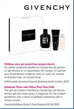Pharmaprix Givenchy Gentleman Society 3-Piece Fragrance Gift Set offer
