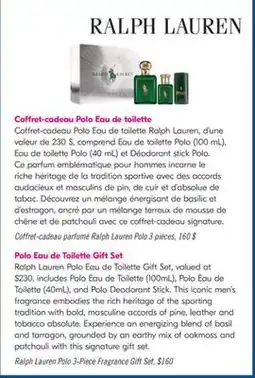 Pharmaprix Ralph Lauren Polo 3-Piece Fragrance Gift Set offer