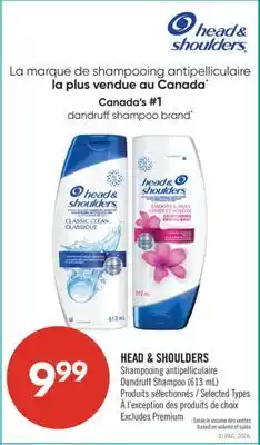 Pharmaprix HEAD & SHOULDERS Dandruff Shampoo offer
