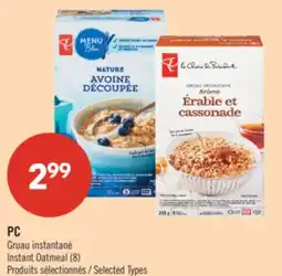 Pharmaprix PC Instant Oatmeal offer