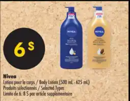 Pharmaprix Nivea Body Lotion (500 mL - 625 mL) offer