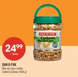 Pharmaprix DAN∙D∙PAK Salted Cashews (908 g) offer