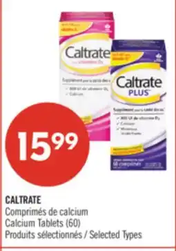 Pharmaprix CALTRATE Calcium Tablets offer