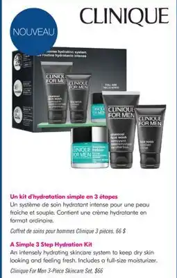 Pharmaprix Clinique For Men 3-Piece Skincare Set offer