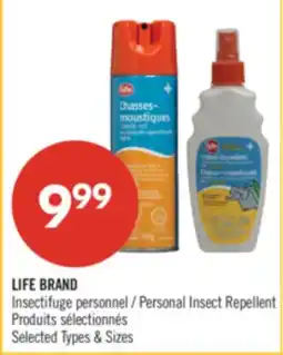 Pharmaprix LIFE BRAND Personal Insect Repellent offer