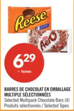 Pharmaprix Selected Multipack Chocolate Bars offer