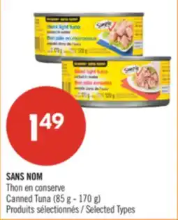 Pharmaprix NO NAME Canned Tuna offer
