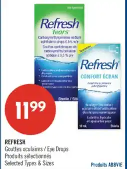Pharmaprix REFRESH Eye Drops offer