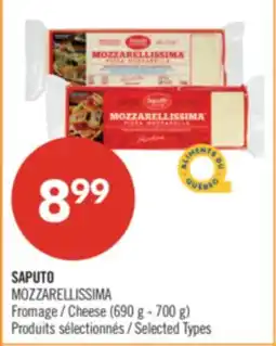 Pharmaprix SAPUTO MOZZARELLISSIMA Cheese offer
