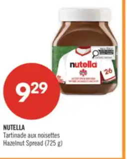 Pharmaprix NUTELLA Hazelnut Spread offer