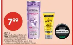Pharmaprix AXE (75 g), göt2b Styling or L'ORÉAL HAIR EXPERTISE Hair Care Products offer