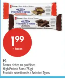 Pharmaprix PC High Protein Bars offer