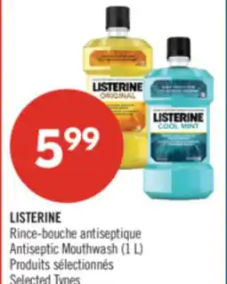 Pharmaprix LISTERINE Antiseptic Mouthwash offer
