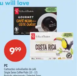 Pharmaprix PC Single Serve Coffee Pods offer
